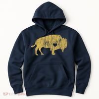 I Love Buffaloes Golden Buffalo Bison Lover Gift Ideas Hoodie thumb 0
