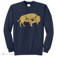 I Love Buffaloes Golden Buffalo Bison Lover Gift Ideas Sweatshirt thumb 0