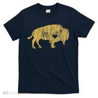 I Love Buffaloes Golden Buffalo Bison Lover Gift Ideas T-Shirt thumb 0