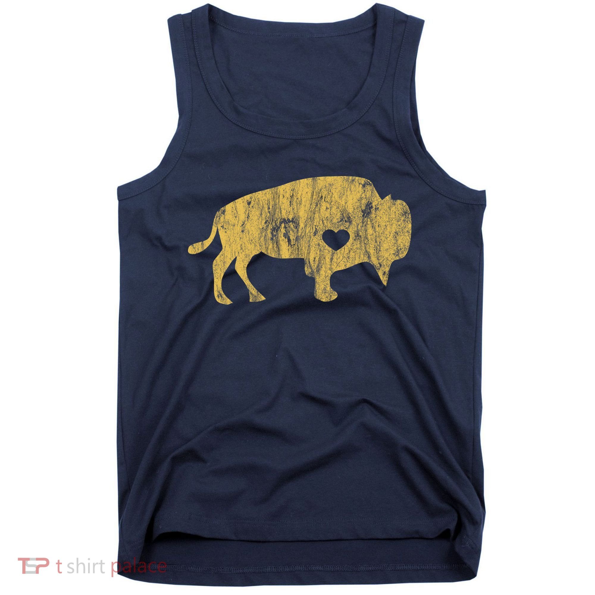 I Love Buffaloes Golden Buffalo Bison Lover Gift Ideas Tank Top
