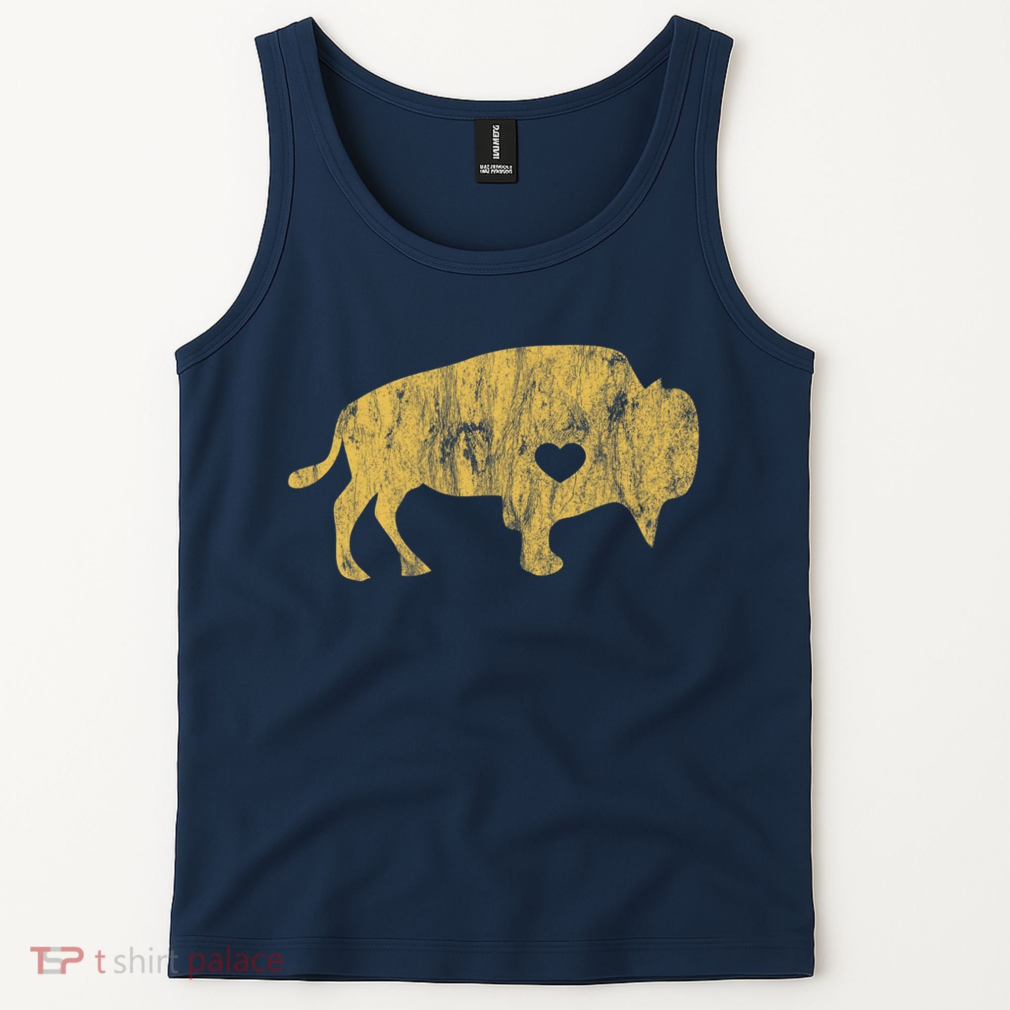I Love Buffaloes Golden Buffalo Bison Lover Gift Ideas Tank Top
