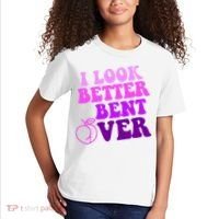I Look Better Bent Over Peachy Booty Funny Kids T-Shirt thumb 2