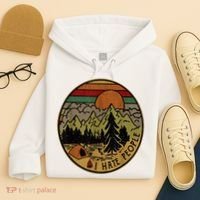 I Love Camping I Hate People Outdoors Hoodie thumb 4