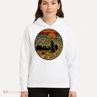 I Love Camping I Hate People Outdoors Hoodie thumb 5