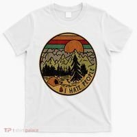 I Love Camping I Hate People Outdoors T-Shirt thumb 0