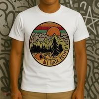 I Love Camping I Hate People Outdoors T-Shirt thumb 3