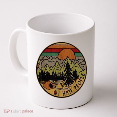 I Love Camping I Hate People Outdoors Coffee Mug