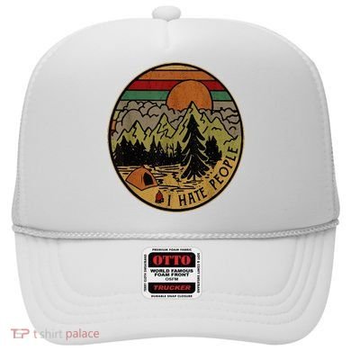 I Love Camping I Hate People Outdoors Hat