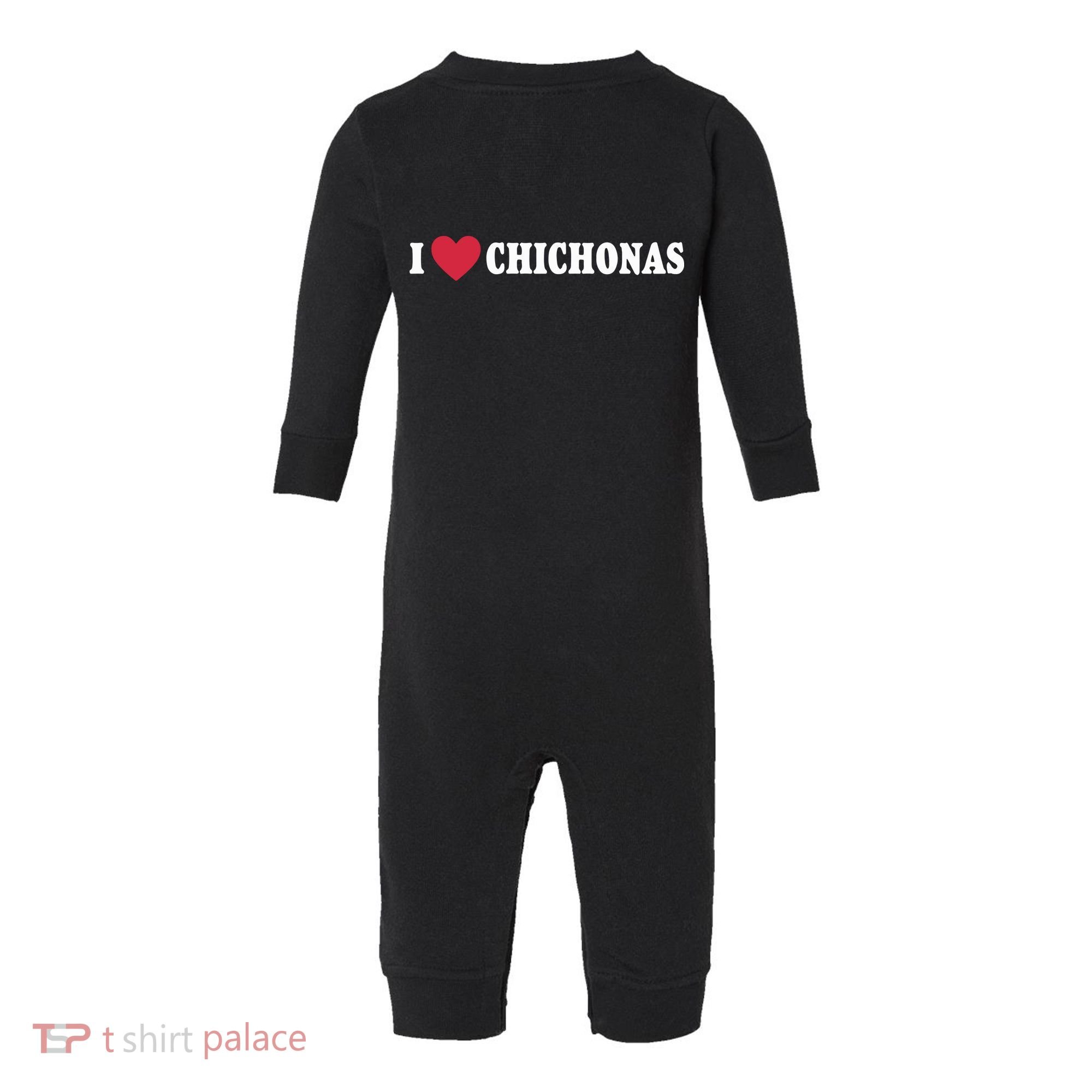 I Love Chichonas Infant Fleece One Piece