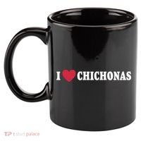 I Love Chichonas 11oz C Handle Ceramic Mug thumb 2
