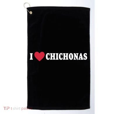 I Love Chichonas Golf Towel
