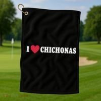 I Love Chichonas Golf Towel thumb 1