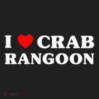 I Love Crab Rangoon American Food Funny Crab Rangoon Women's Sweatshirt thumb 2