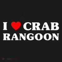 I Love Crab Rangoon American Food Funny Crab Rangoon Sweatshirt thumb 3