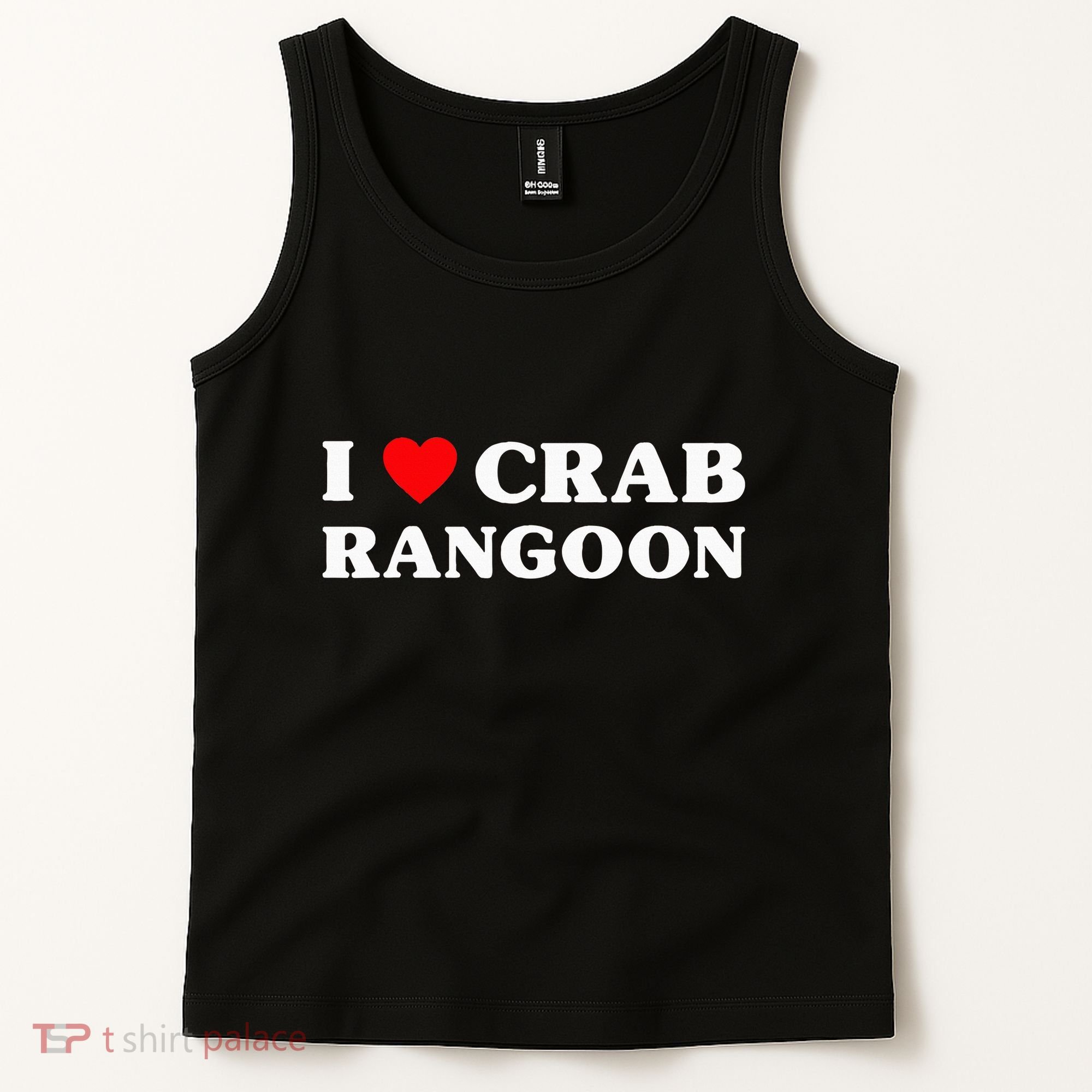 I Love Crab Rangoon American Food Funny Crab Rangoon Tank Top