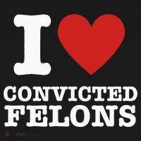 I Love Convicted Felons I Heart Convicted Felons Hoodie thumb 2