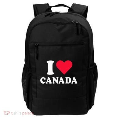 I Love Canada Heart Canada Backpack