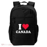 I Love Canada Heart Canada Backpack thumb 0