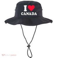 I Love Canada Heart Canada Bucket Hat thumb 0