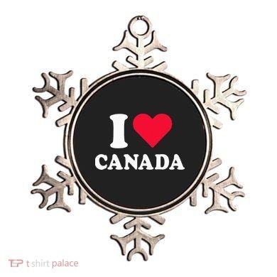 I Love Canada Heart Canada Ornament