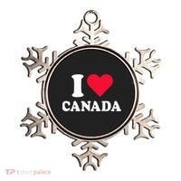 I Love Canada Heart Canada Ornament thumb 0