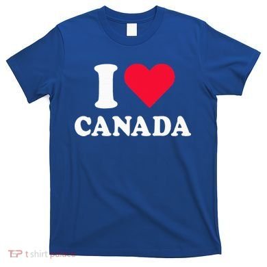 I Love Canada Heart Canada T-Shirt