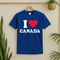 I Love Canada Heart Canada T-Shirt thumb 2
