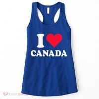 I Love Canada Heart Canada Women's Tank Top thumb 0