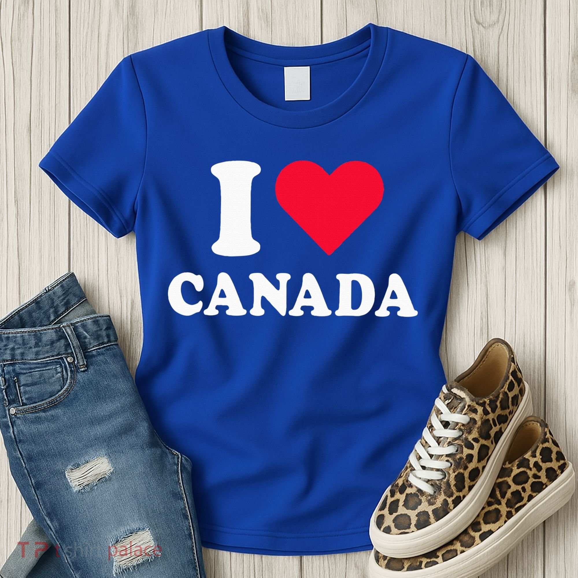 I Love Canada Heart Canada Women's T-Shirt