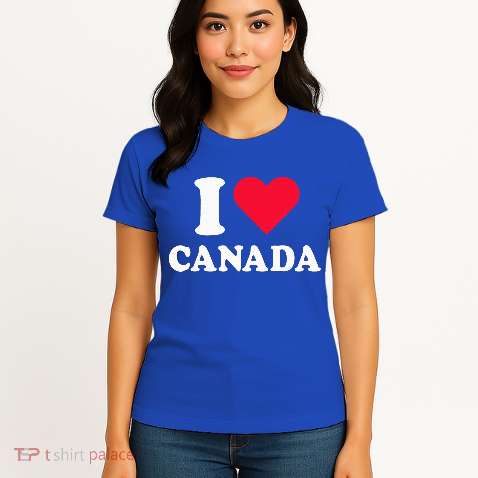 I Love Canada Heart Canada Women's T-Shirt