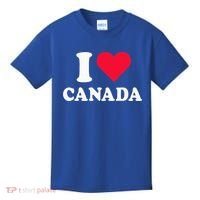 I Love Canada Heart Canada Kids T-Shirt thumb 0