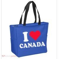 I Love Canada Heart Canada Tote Bag thumb 2