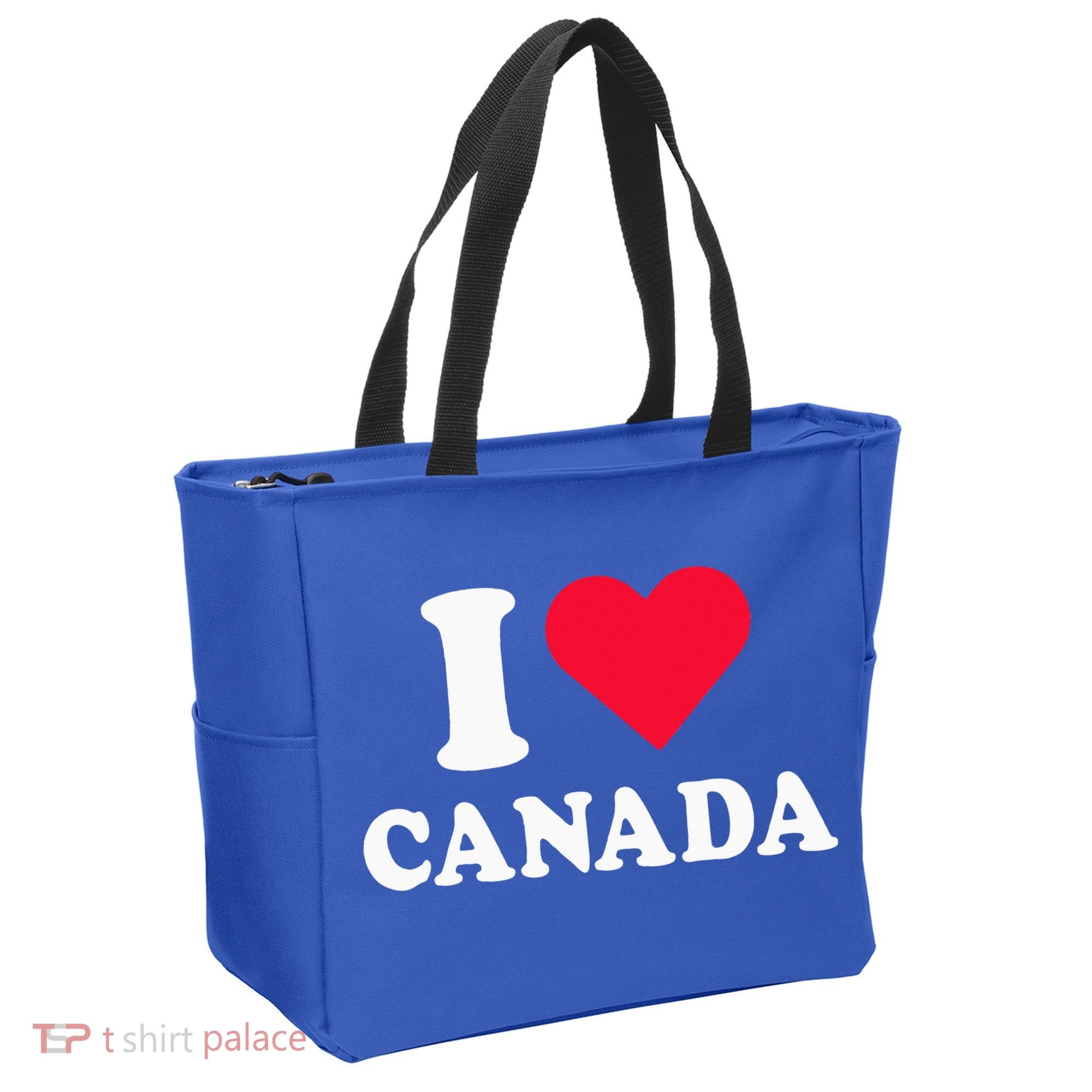 I Love Canada Heart Canada Tote Bag