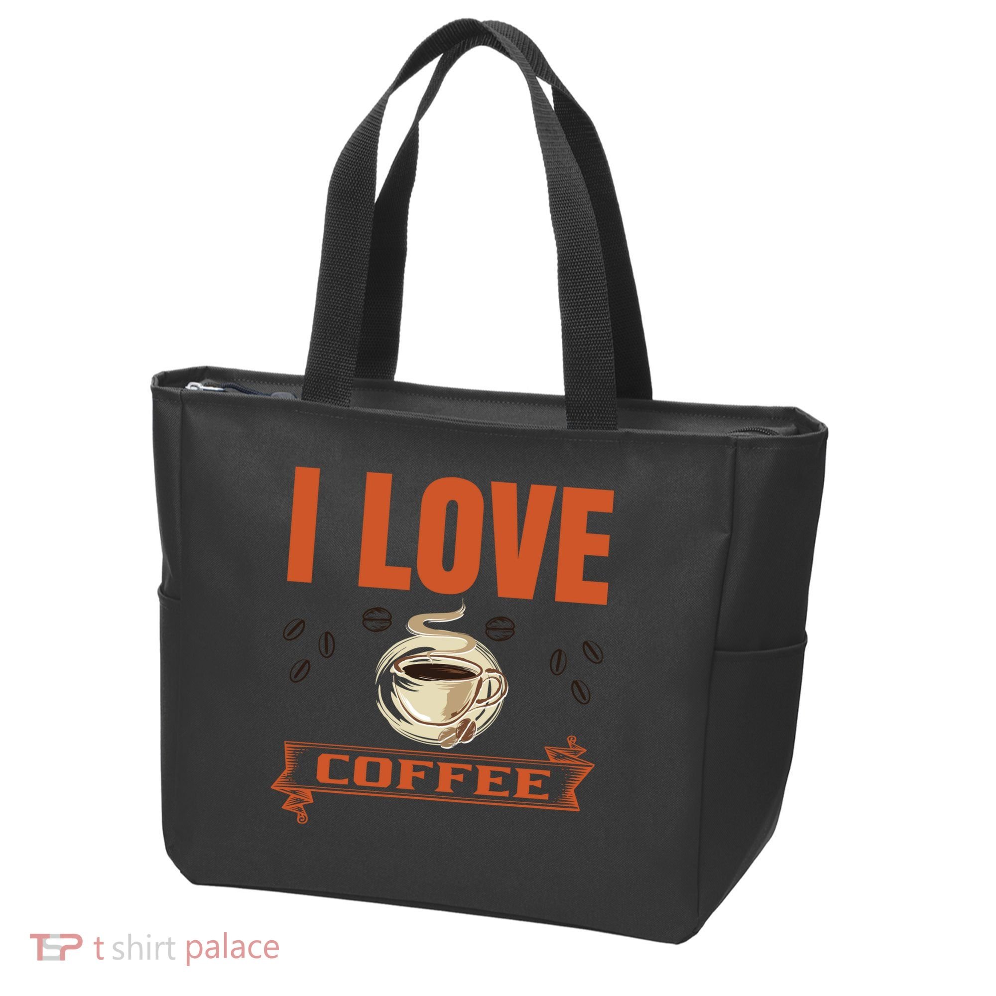 I Love Coffee Tote Bag