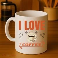 I Love Coffee Coffee Mug thumb 4