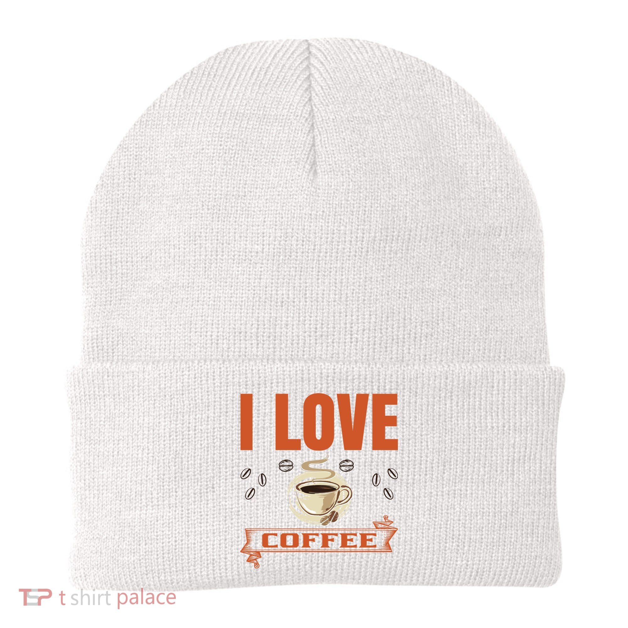 I Love Coffee Beanie