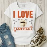 I Love Coffee Women's T-Shirt thumb 3