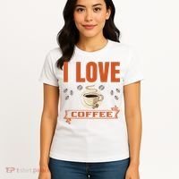 I Love Coffee Women's T-Shirt thumb 4