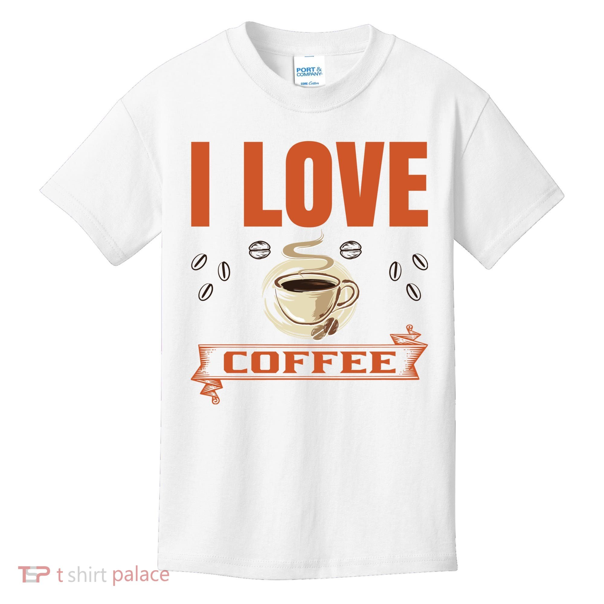 I Love Coffee Kids T-Shirt