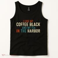 I Like Coffee Black And My Tea In The Harbor Tank Top thumb 2