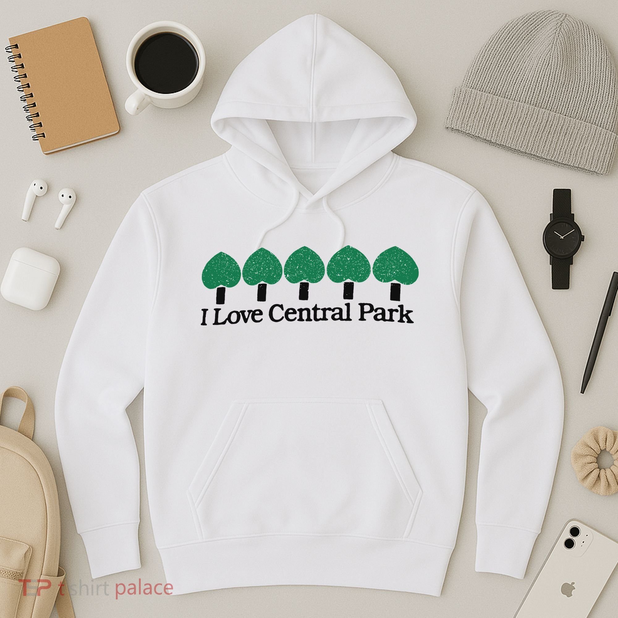 I Love Central Park Hoodie