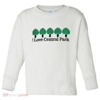 I Love Central Park Toddler Long Sleeve Shirt thumb 0