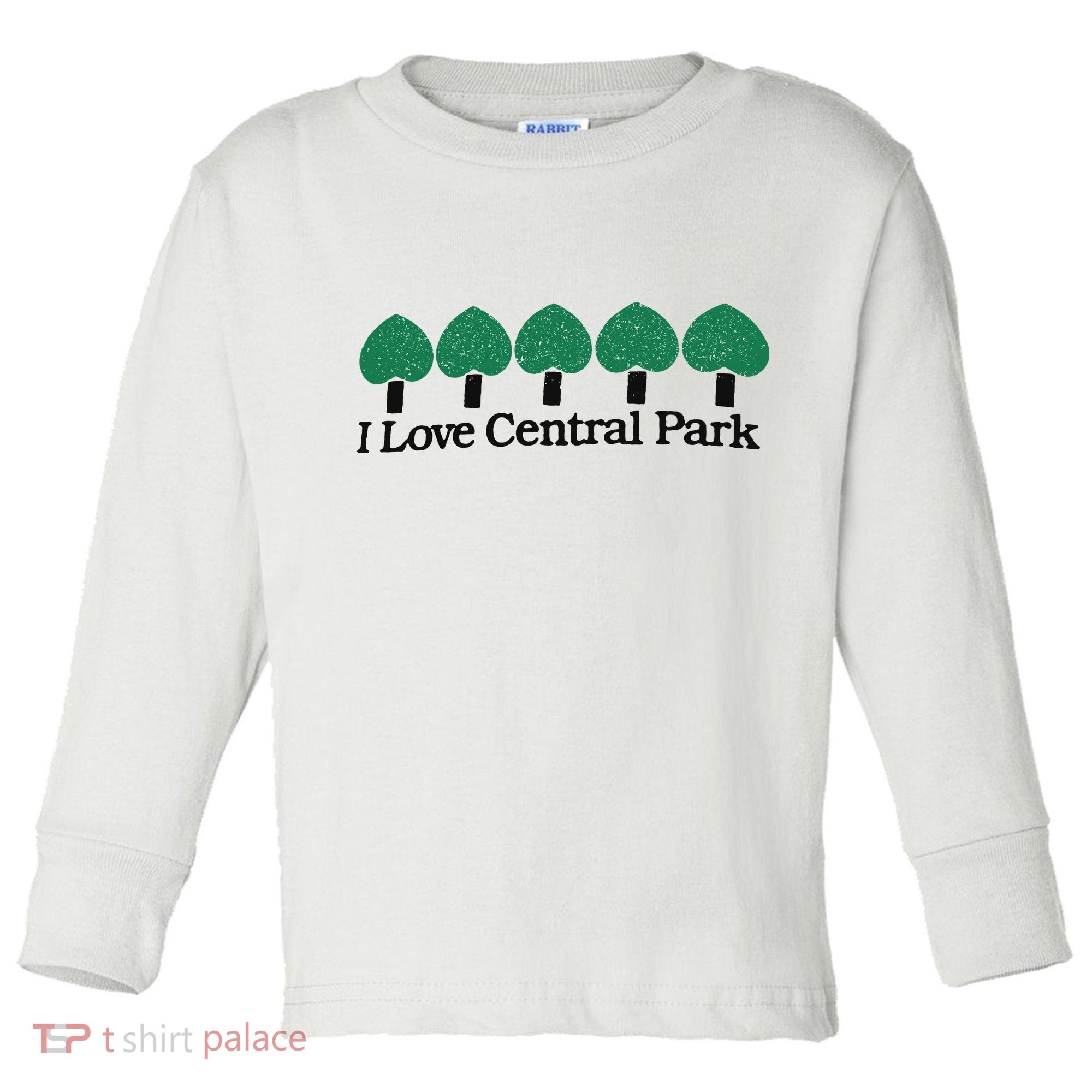 I Love Central Park Toddler Long Sleeve Shirt