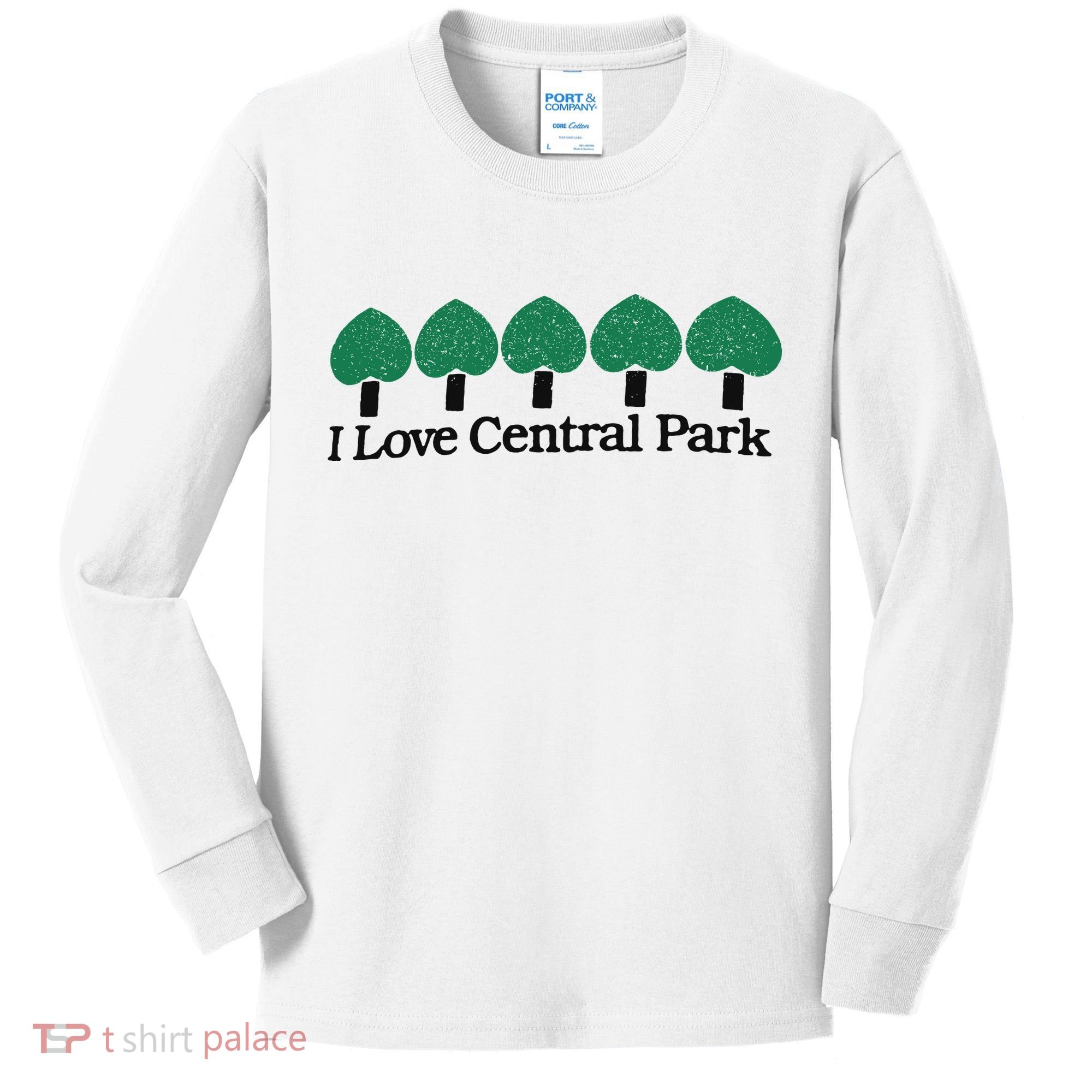 I Love Central Park Kids Long Sleeve Shirt