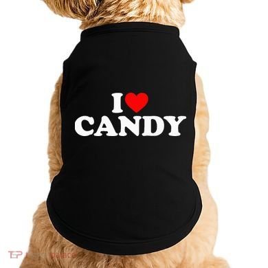 I Love Candy Doggie Tank