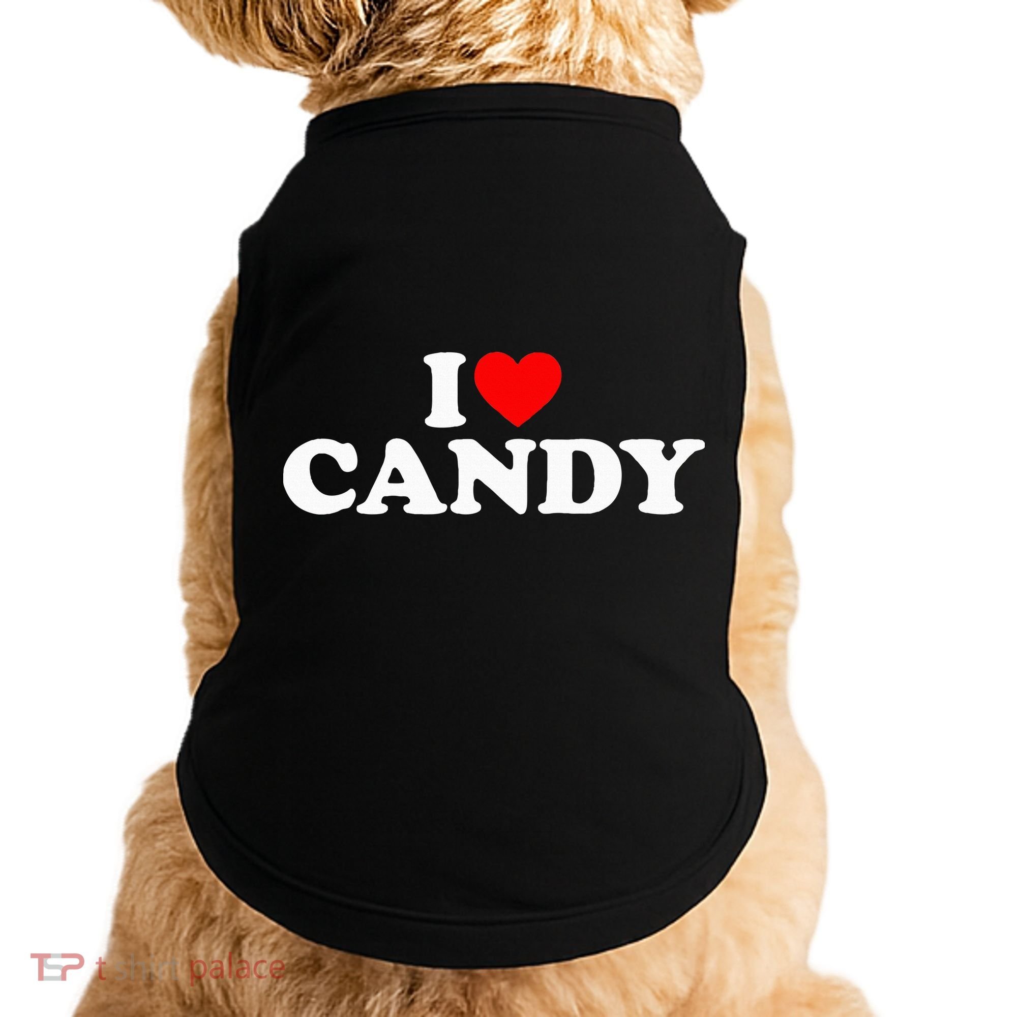 I Love Candy Doggie Tank