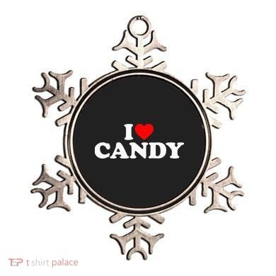 I Love Candy Ornament