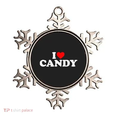 I Love Candy Ornament
