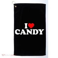 I Love Candy Golf Towel thumb 0