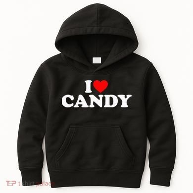 I Love Candy Kids Hoodie